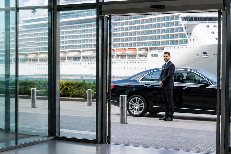 Private transportation from Logan Airport to Boston cruise terminal