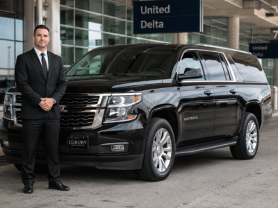 Private chauffeur-driven car service from Boston and Logan Airport to Portsmouth, New Hampshire