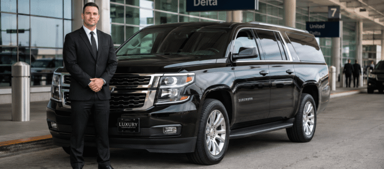 Private chauffeur-driven car service from Boston and Logan Airport to Portsmouth, New Hampshire