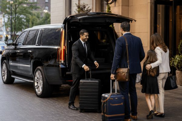 Private car service from Boston hotels with professional chauffeur