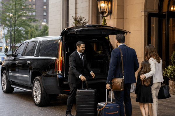 Private car service in Boston for hotel pickups and local rides
