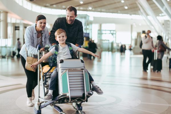 Family limo service to and from Logan Airport with luggage